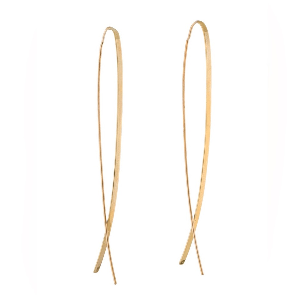 Lana 14kt gold earrings